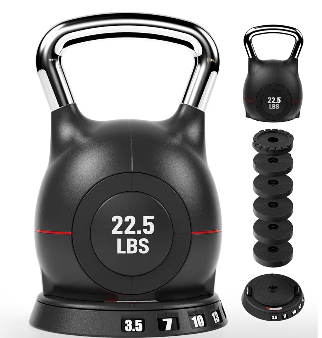 22.5lb adjustable kettlebell