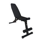 5-45lb rubber dumbbells with rack and adjustable bench Combo