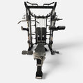 Complete smith machine with dual weight stack, Commercial bench and all attachments