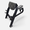Heavy Duty Seated Preacher Curl Bench with Adjustable Seat- Commercial grade