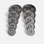 New Pair of 5, 10, 25, 35, 45lb Iron Olympic Plates