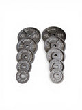 New Pair of 5, 10, 25, 35, 45lb Iron Olympic Plates