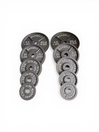 New Pair of 5, 10, 25, 35, 45lb Iron Olympic Plates