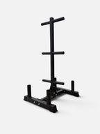 Olympic Bumper Plate Tree with 6 Posts & 4 Bar Holders