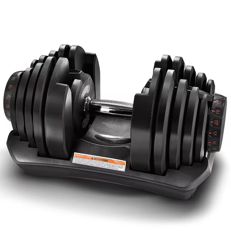 Pair of 10 to 90 lb adjustable dumbbells