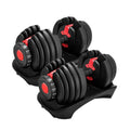 pair of 52.5lb adjustable Dumbbells