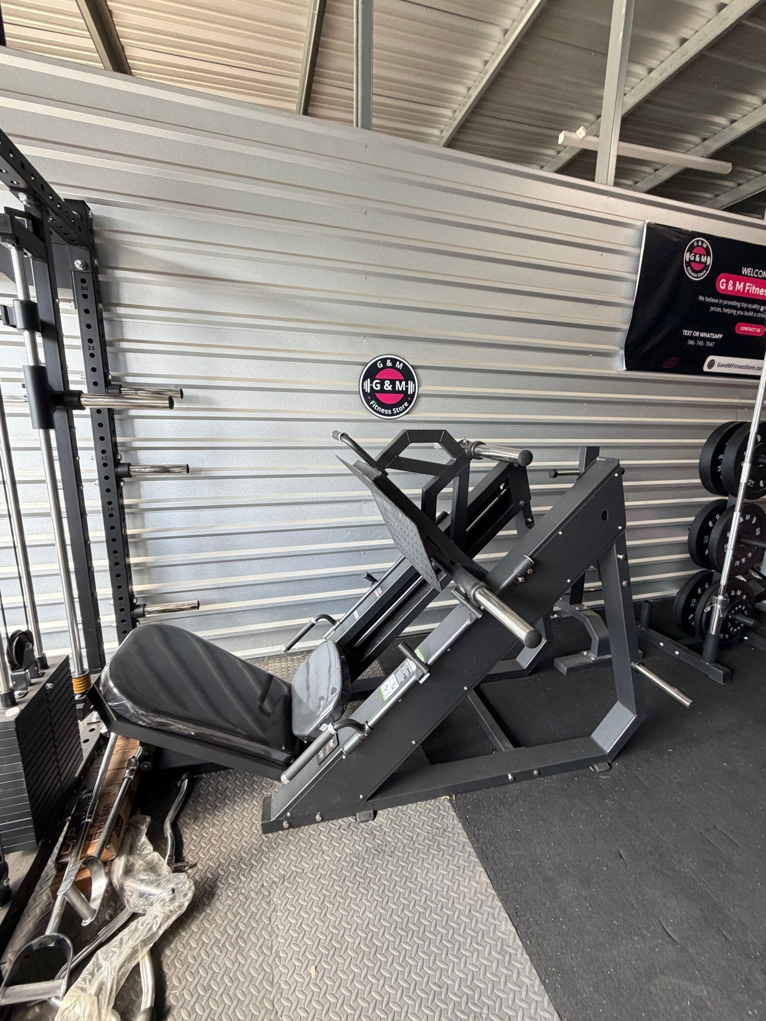Plate Loaded Angled Leg Press Machine
