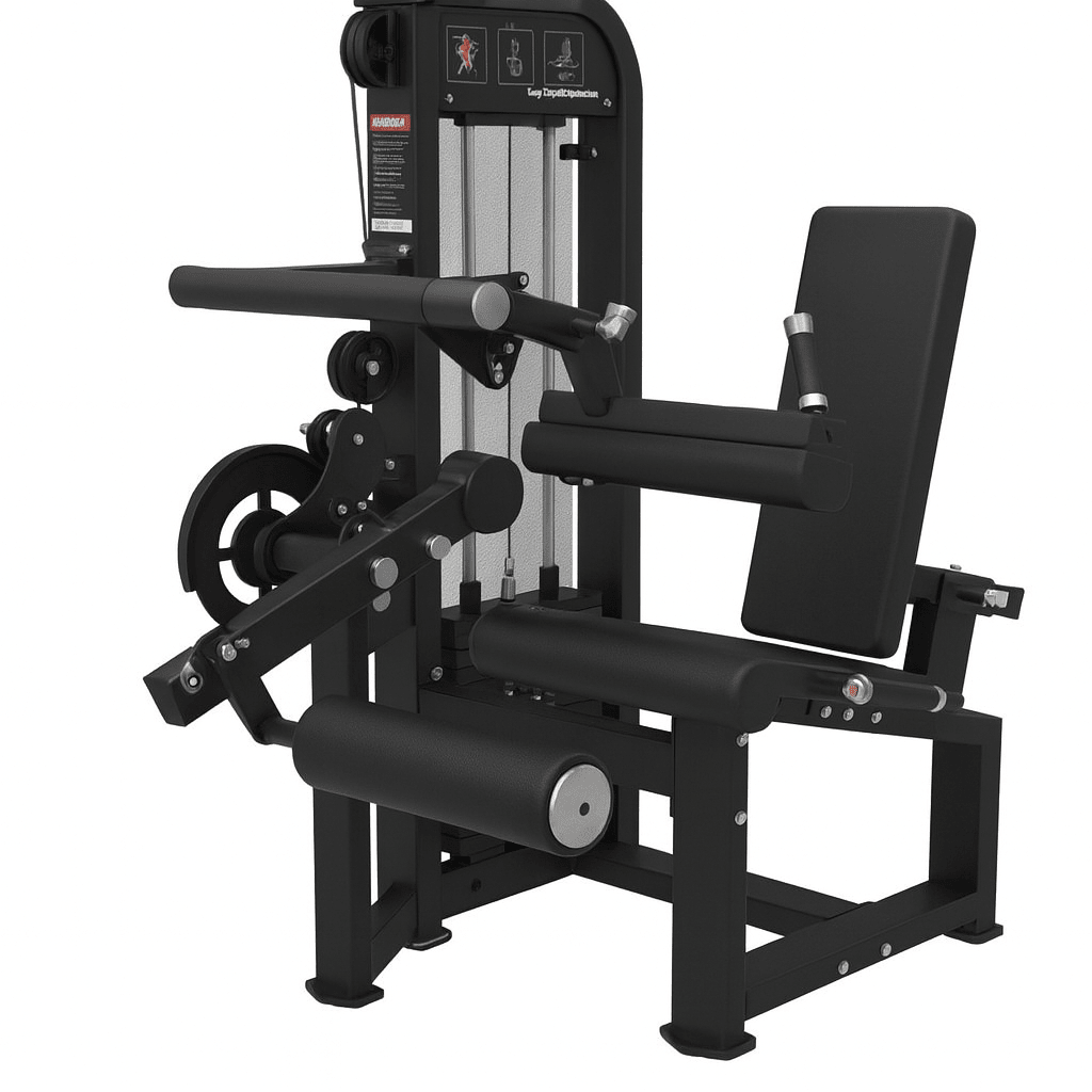 Seated Leg Extension & Leg Curl Machine – 150 lb Weight Stack